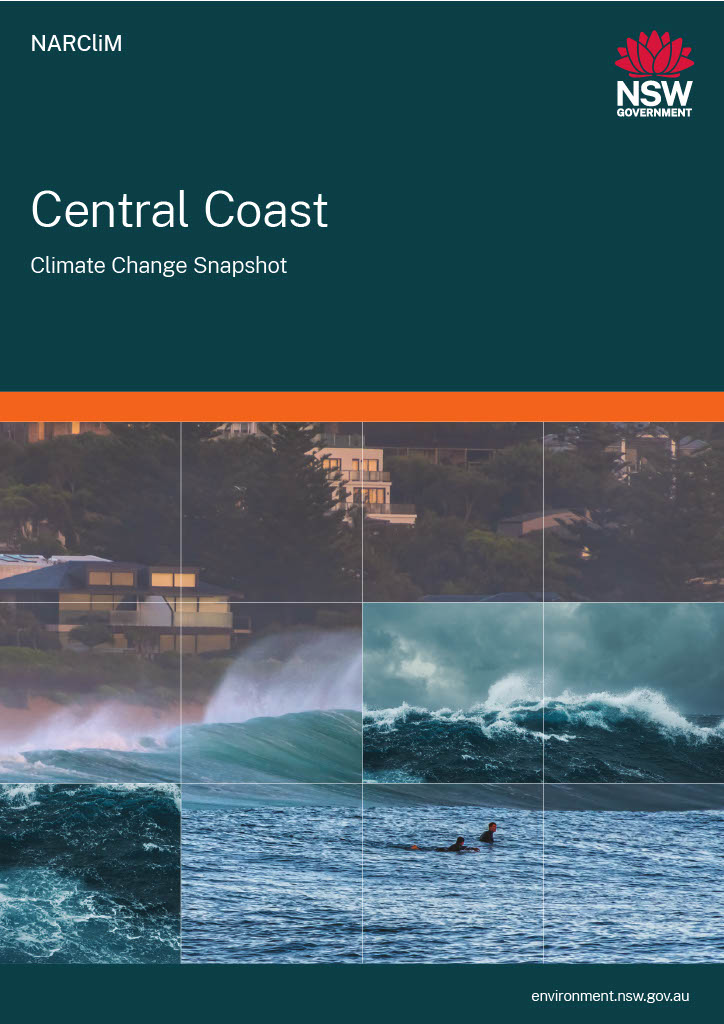 Cover of the Central Coast climate change snapshot for N2