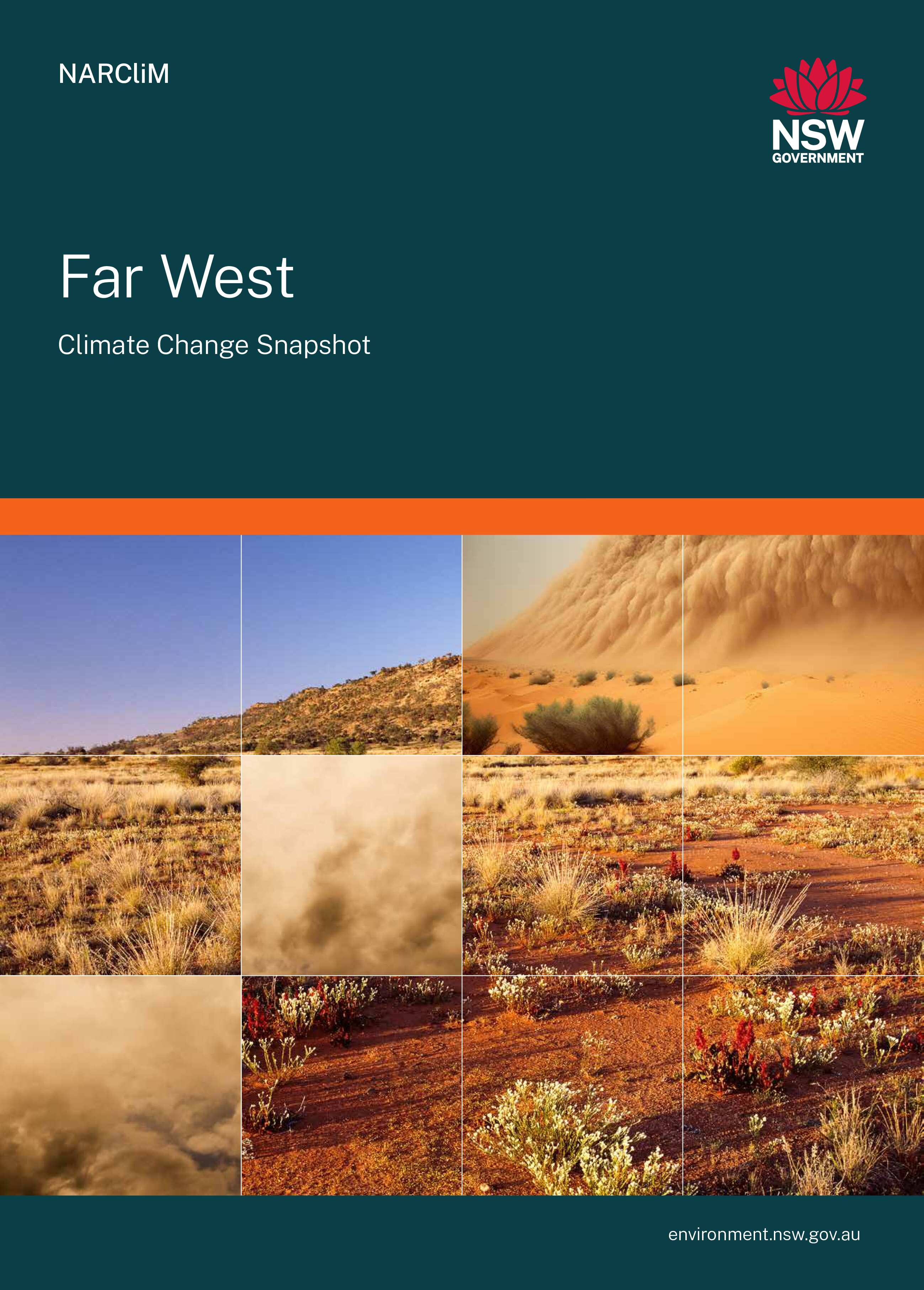 Cover of the Far West climate change snapshot for N2