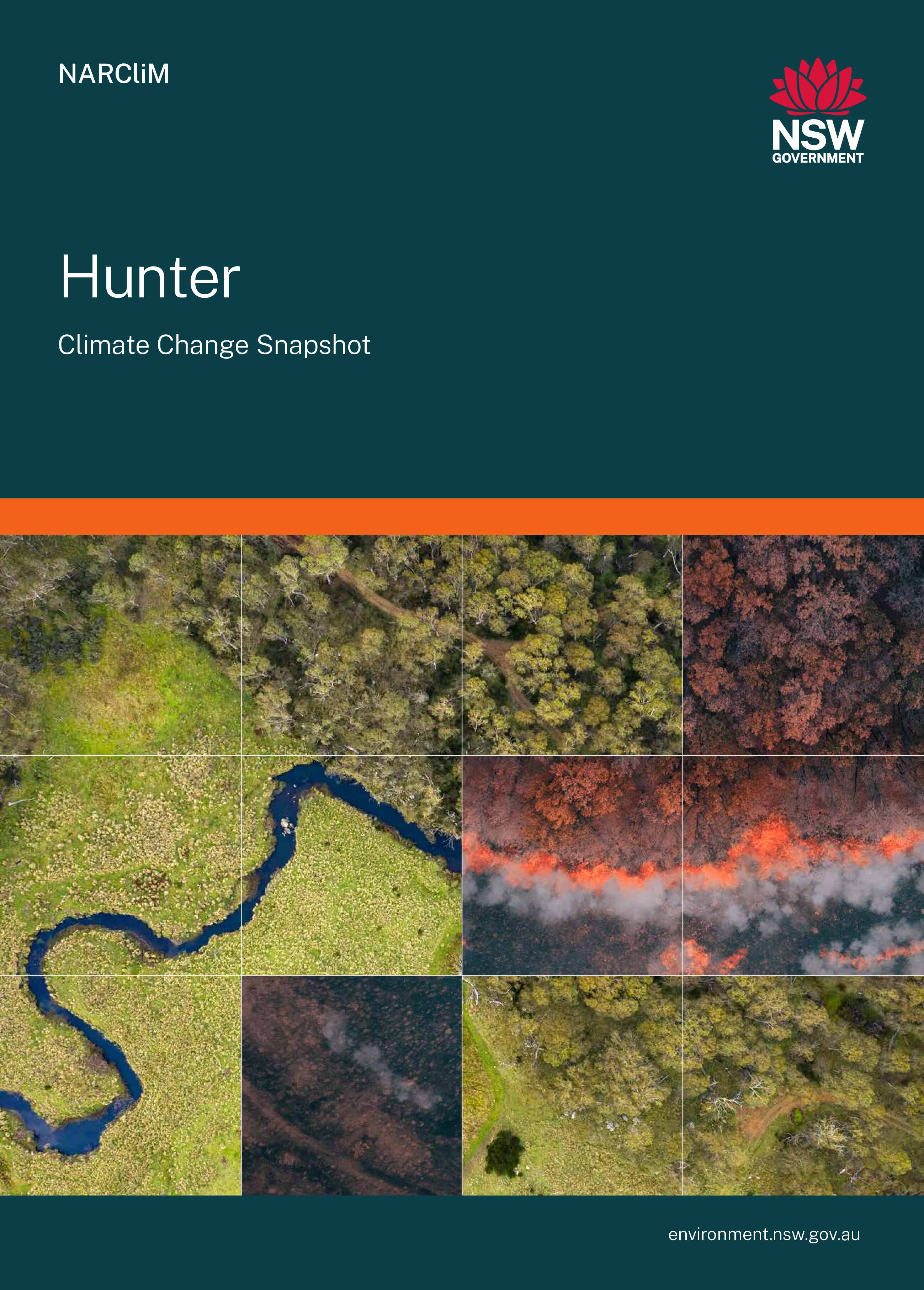 Cover of the Hunter climate change snapshot for N2