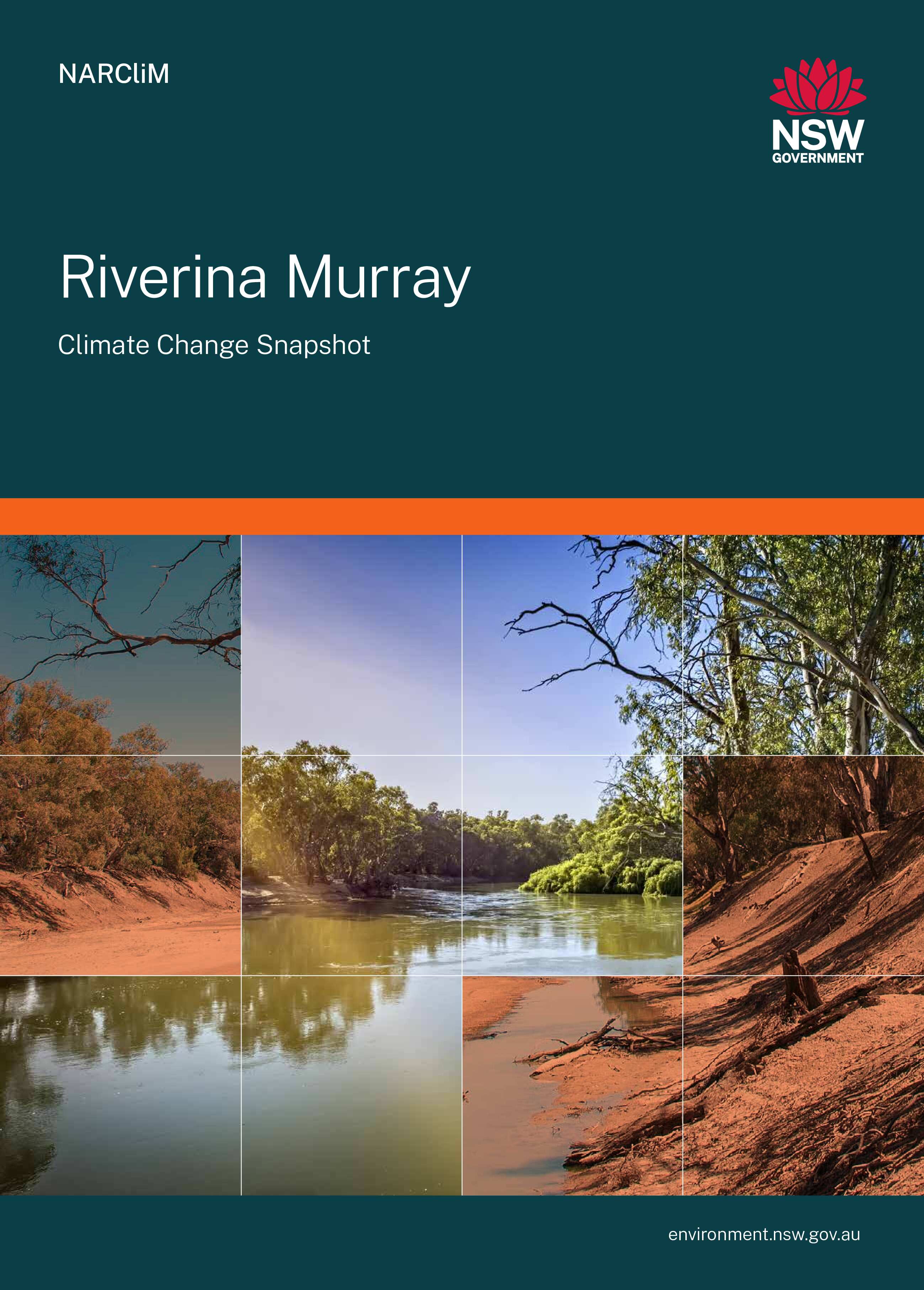 Cover of the Riverina Murray climate change snapshot for N2