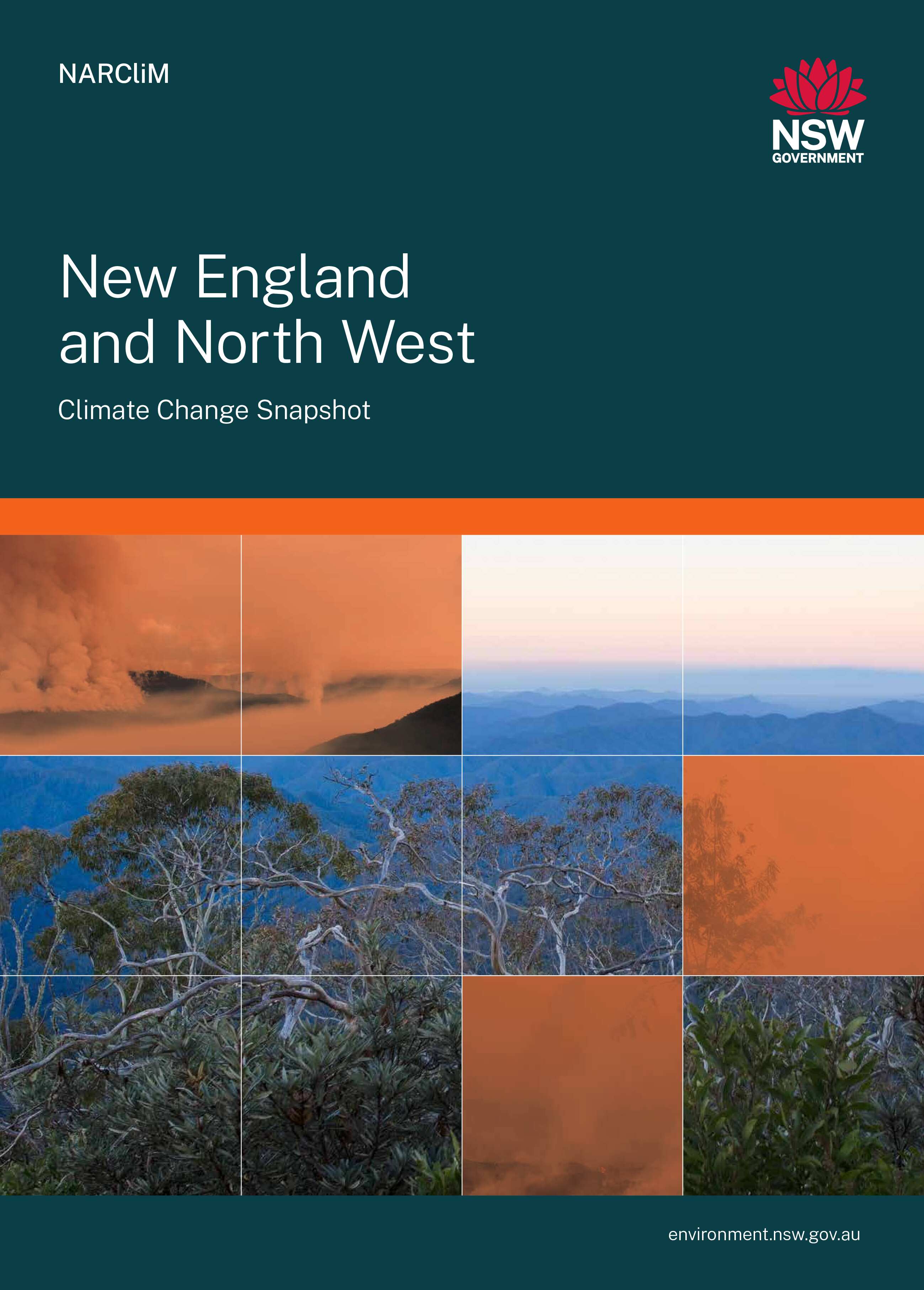 Cover of the New England climate change snapshot for N2