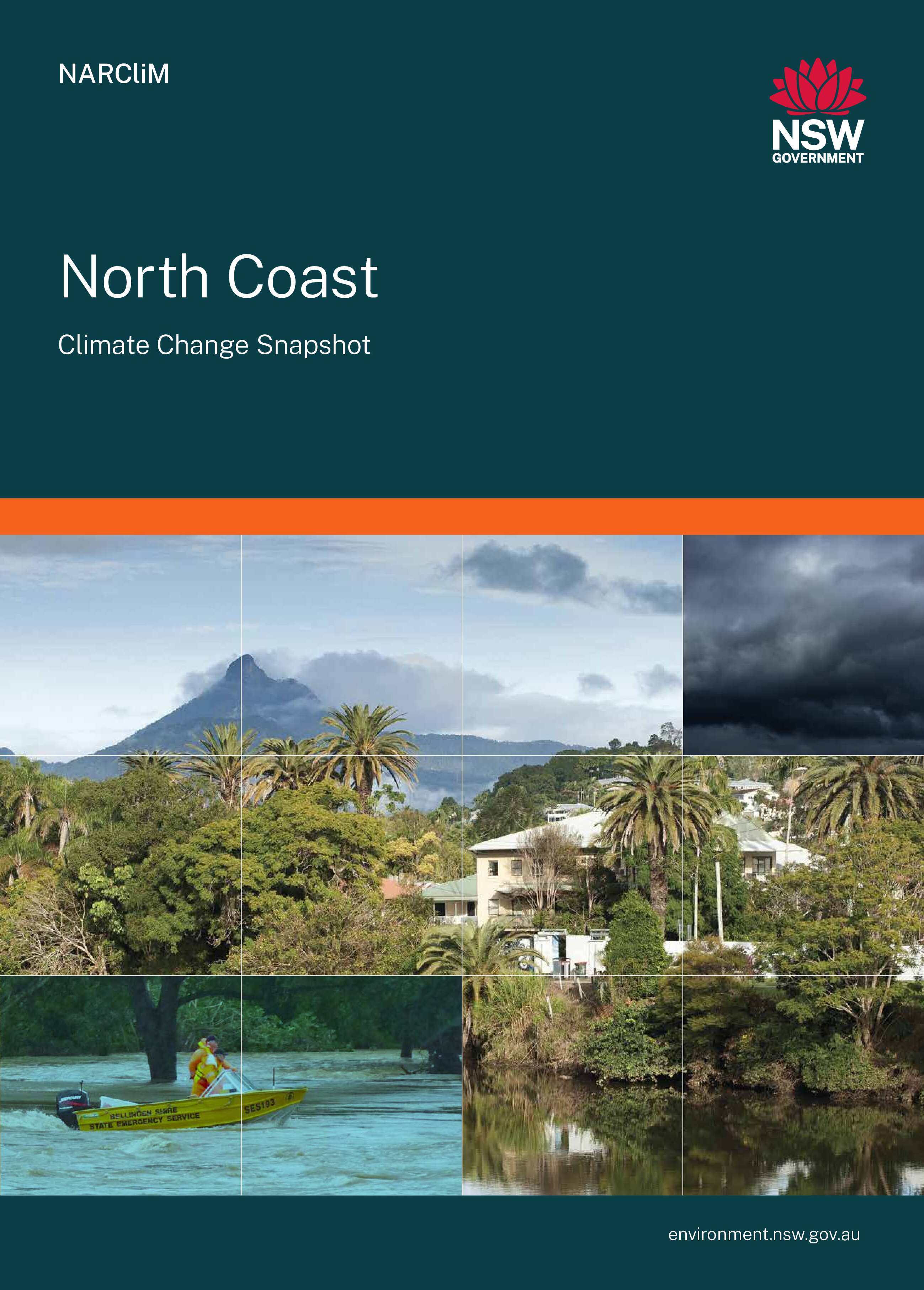 Cover of the North Coast climate change snapshot for N2