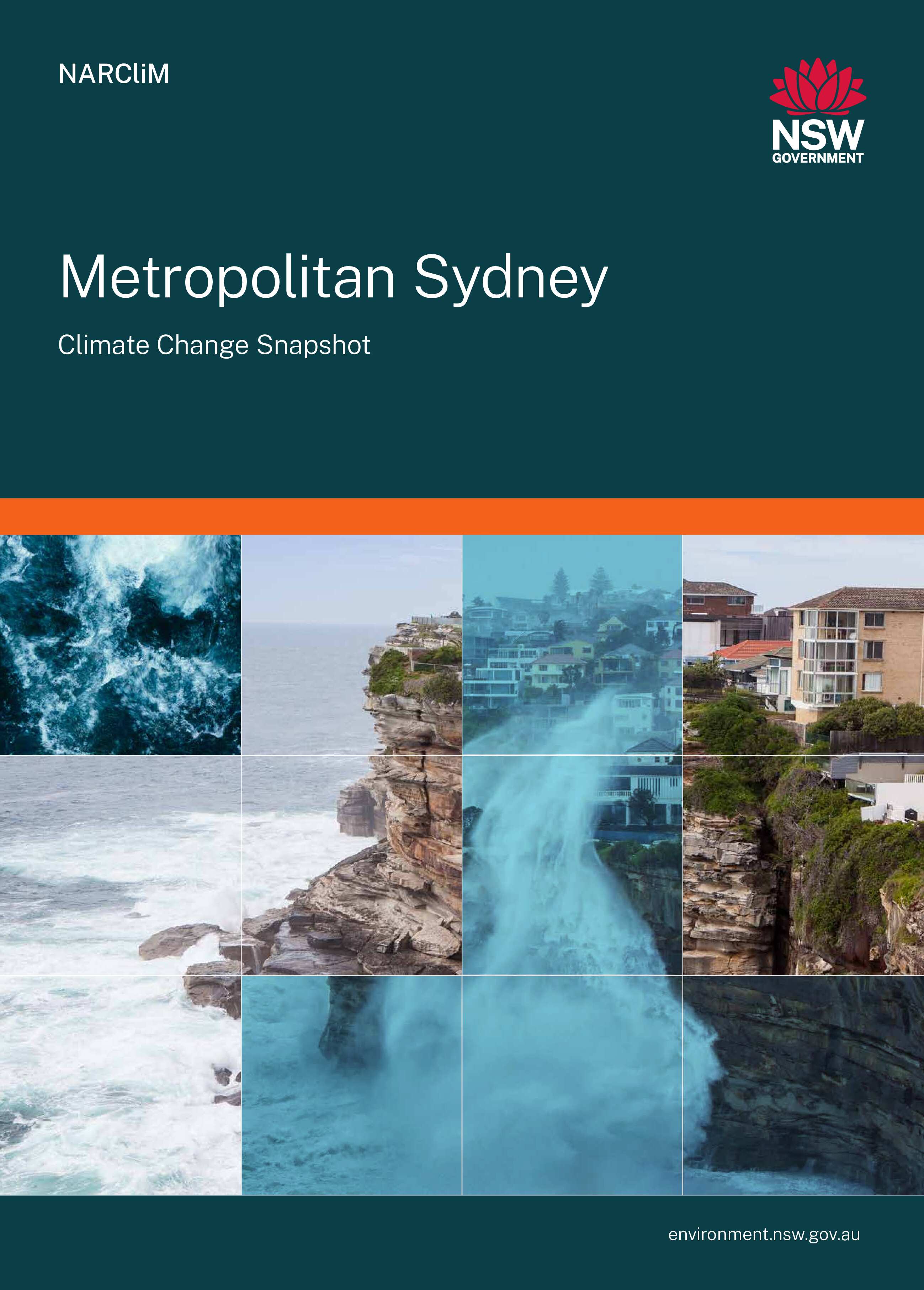 Cover of the Sydney climate change snapshot for N2